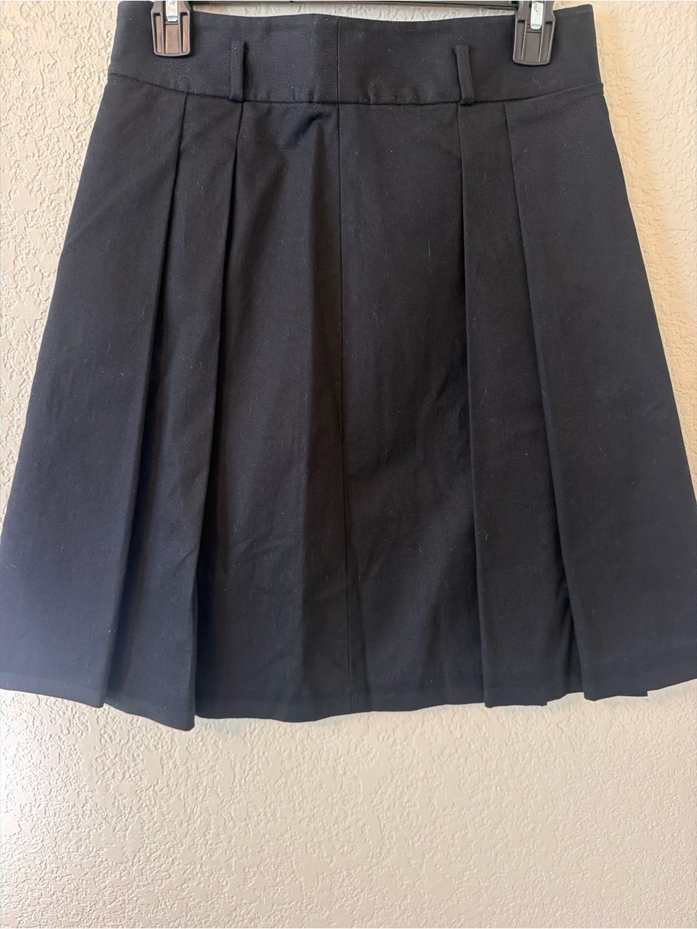 Michael Kors Black Pleated Mini Skirt